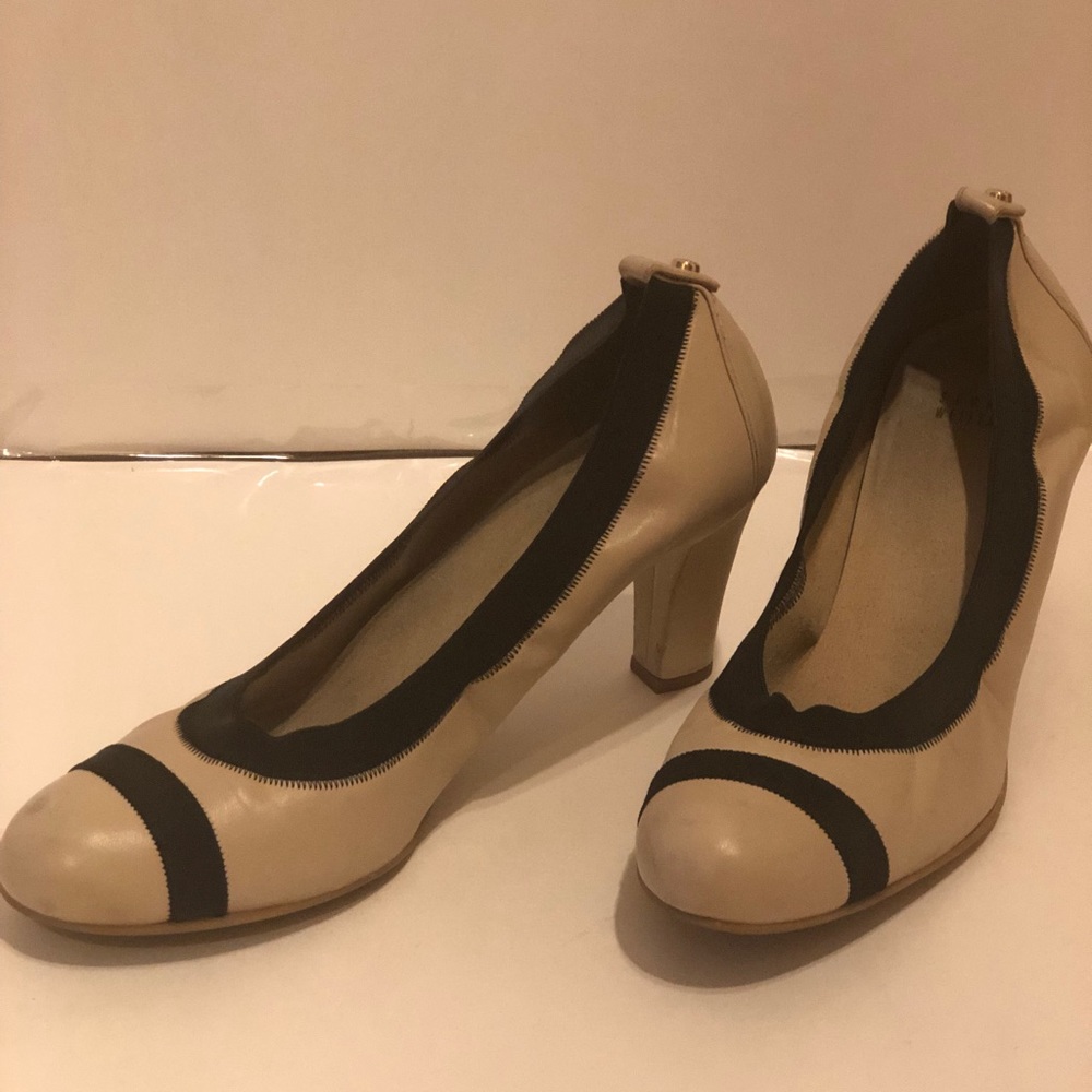 Stuart Weizmann Gorgeous Shoes! Size 11 Cream And… - image 2